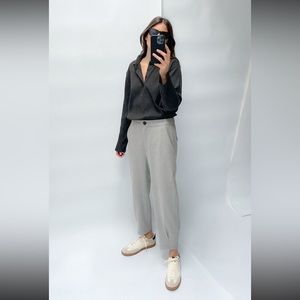 NTW Zara straight leg gray pants